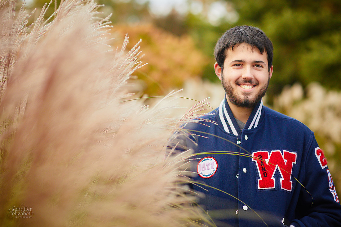 Kenneth: Senior Portrait Session at Kingwood Center Gardens in Mansfield