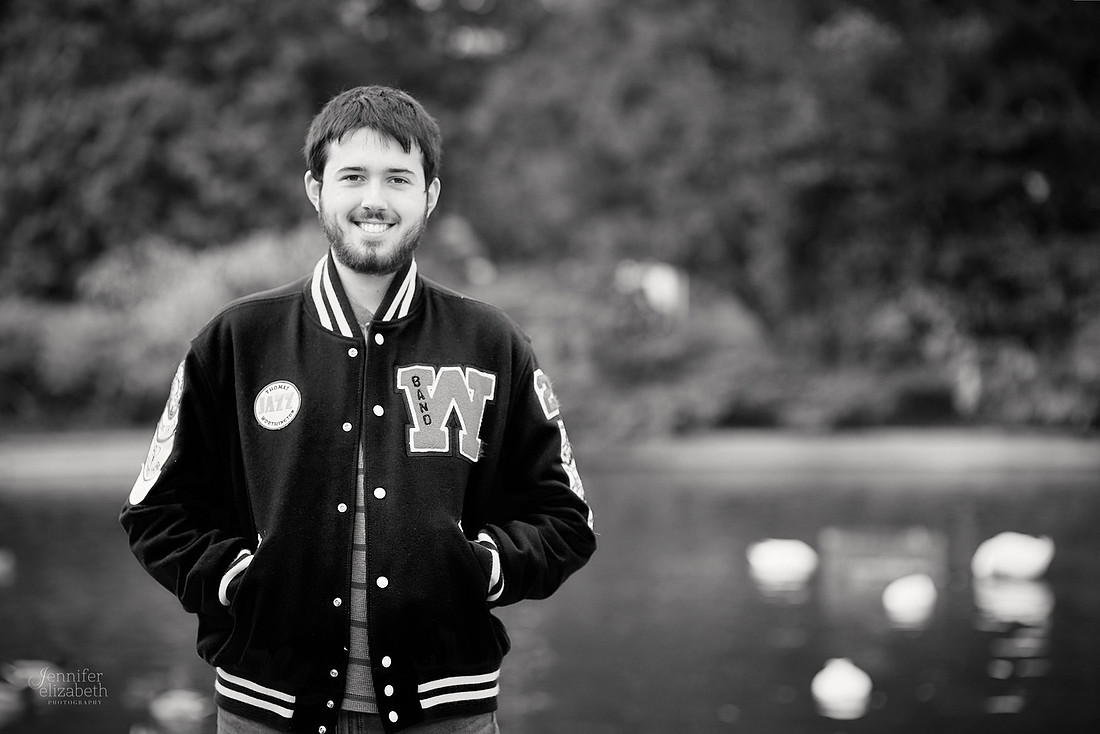 Kenneth: Senior Portrait Session at Kingwood Center Gardens in Mansfield