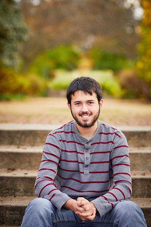 Kenneth: Senior Portrait Session at Kingwood Center Gardens in Mansfield