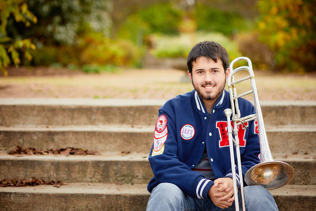 Kenneth: Senior Portrait Session at Kingwood Center Gardens in Mansfield