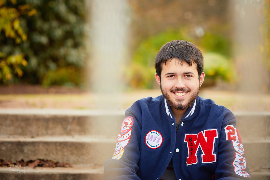 Kenneth: Senior Portrait Session at Kingwood Center Gardens in Mansfield