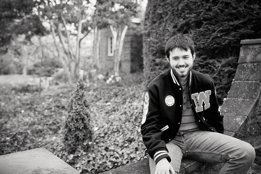Kenneth: Senior Portrait Session at Kingwood Center Gardens in Mansfield