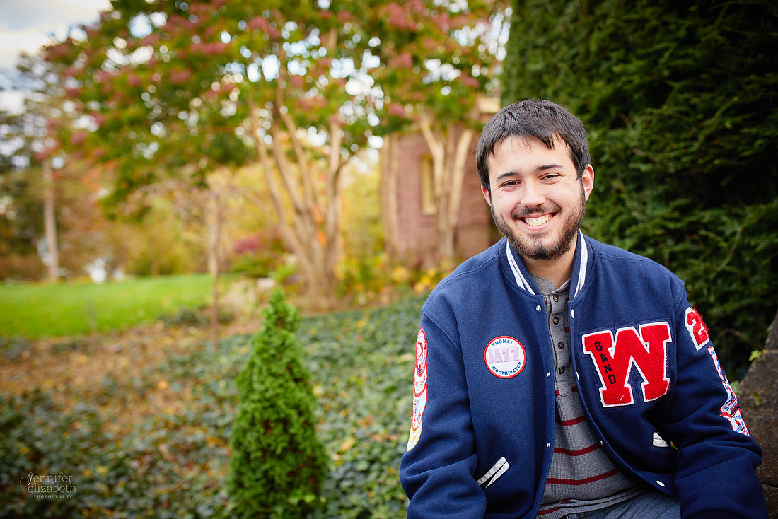 Kenneth: Senior Portrait Session at Kingwood Center Gardens in Mansfield
