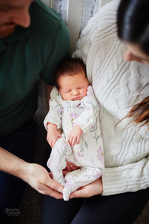 Baby Betty: Lifestyle Newborn Session in North Royalton