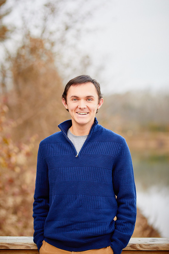 Nate: Senior Portrait Session in Antrim Park, Columbus
