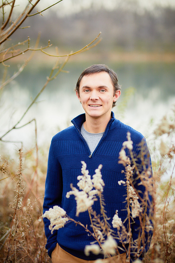 Nate: Senior Portrait Session in Antrim Park, Columbus