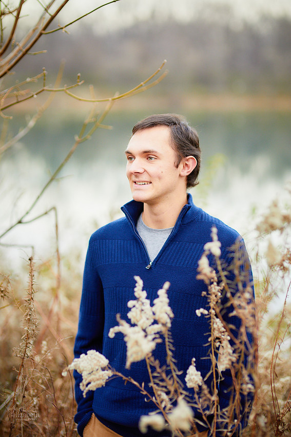 Nate: Senior Portrait Session in Antrim Park, Columbus