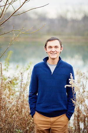 Nate: Senior Portrait Session in Antrim Park, Columbus