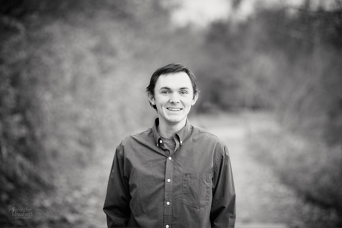 Nate: Senior Portrait Session in Antrim Park, Columbus