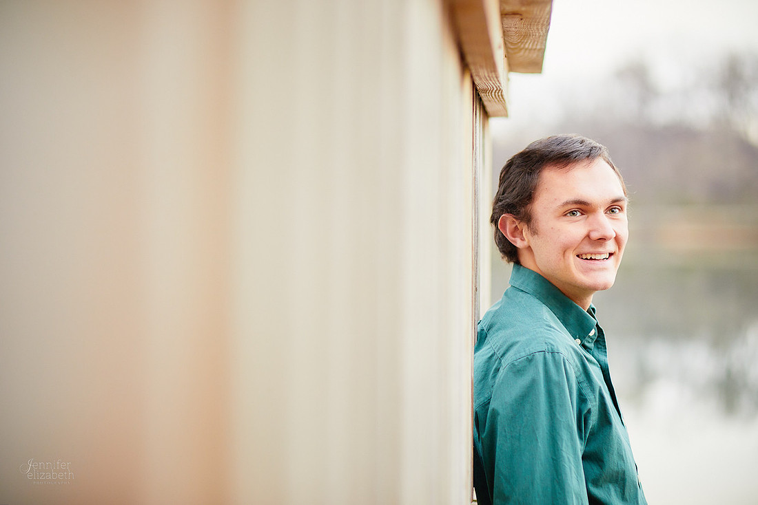 Nate: Senior Portrait Session in Antrim Park, Columbus