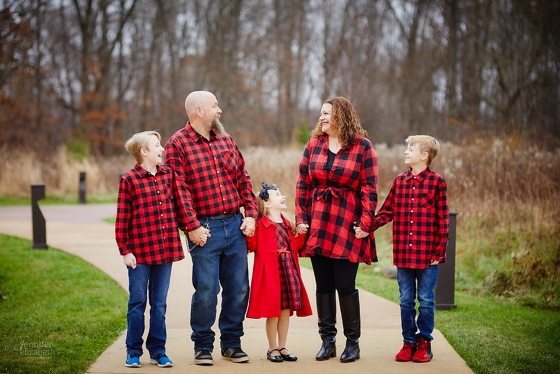 The B Family: Portrait Session at Liberty Park in Twinsburg
