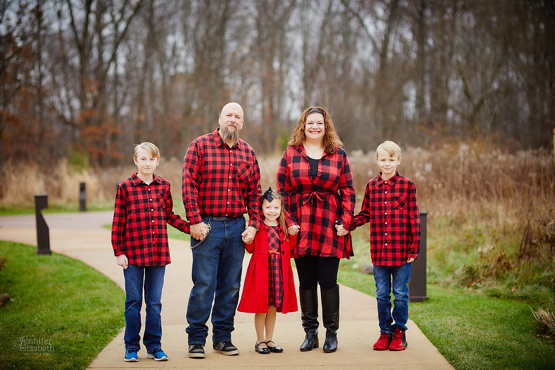 The B Family: Portrait Session at Liberty Park in Twinsburg