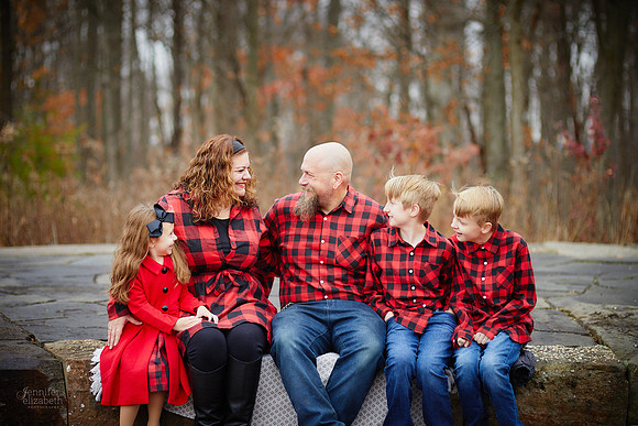 The B Family: Portrait Session at Liberty Park in Twinsburg