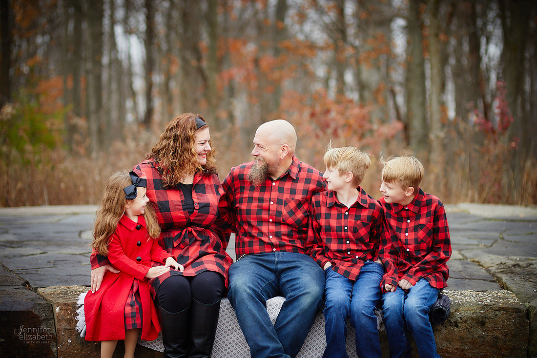 The B Family: Portrait Session at Liberty Park in Twinsburg
