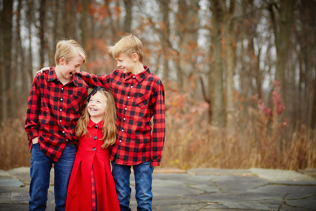 The B Family: Portrait Session at Liberty Park in Twinsburg