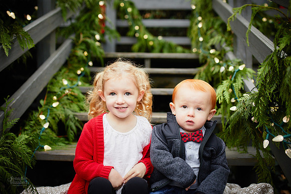 The D Family: Holiday Portrait Session in Chagrin Falls