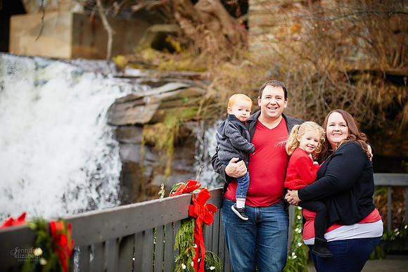 The D Family: Holiday Portrait Session in Chagrin Falls