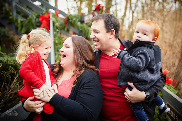 The D Family: Holiday Portrait Session in Chagrin Falls