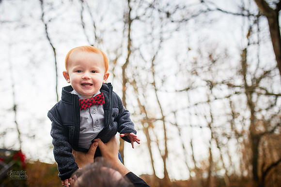 The D Family: Holiday Portrait Session in Chagrin Falls
