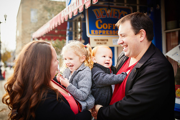 The D Family: Holiday Portrait Session in Chagrin Falls
