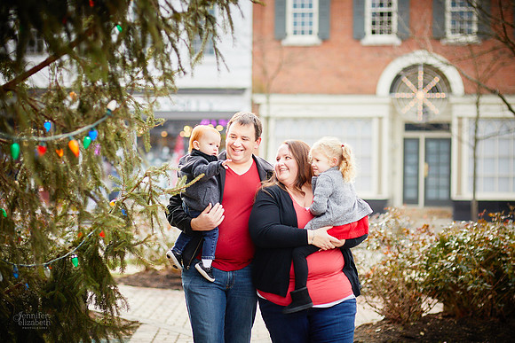 The D Family: Holiday Portrait Session in Chagrin Falls
