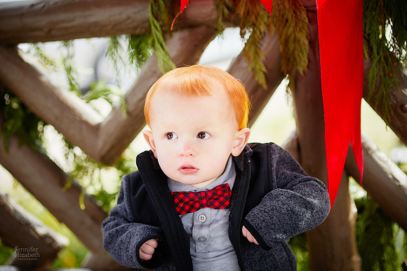 The D Family: Holiday Portrait Session in Chagrin Falls