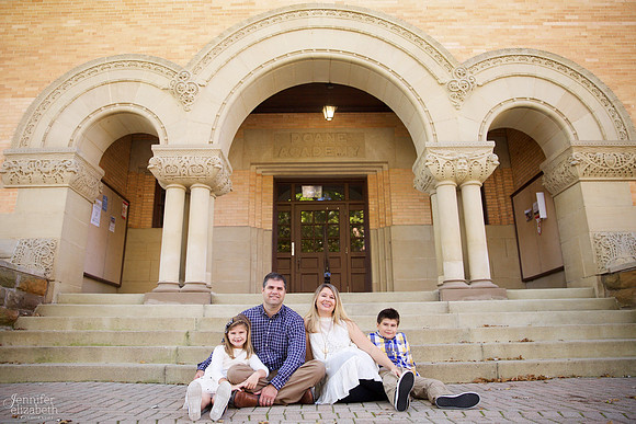 The L Family: Portrait Session at Denison University
