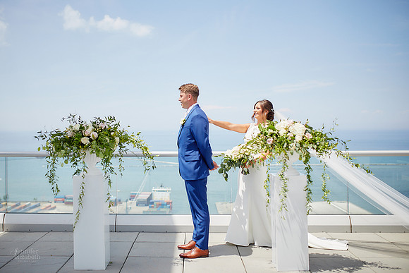 Stephanie & Tom: Wedding at Lago Custom Events at Aloft Cleveland Downtown