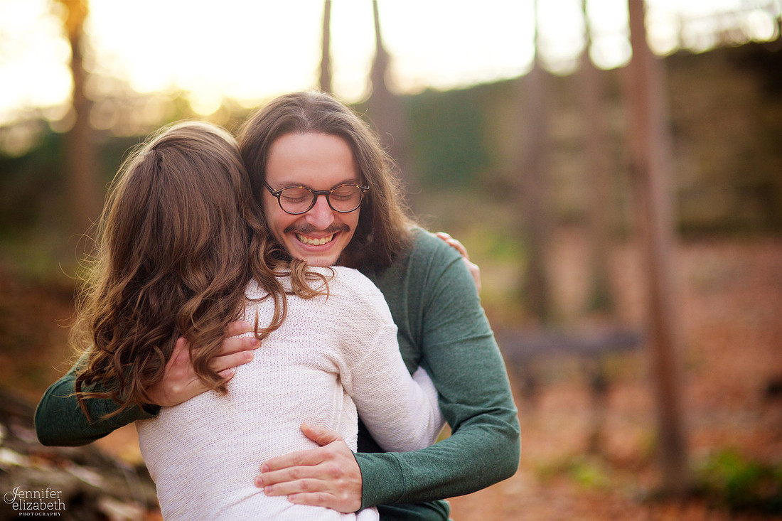 Tess and Adam's Engagement Portrait Session in Olmsted Falls, Cleveland