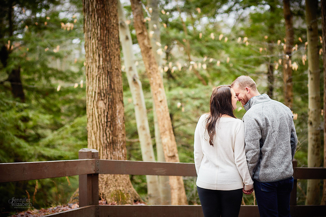Janelle & Josh: Engagement Session in Brecksville Reservation