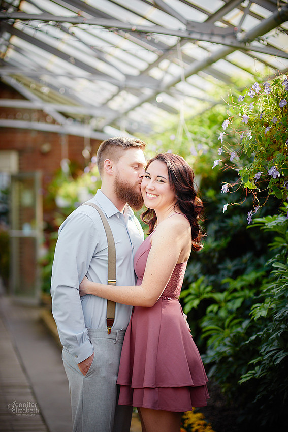 Stephanie & Garrick: Engagement at Rockefeller Park Greenhouse