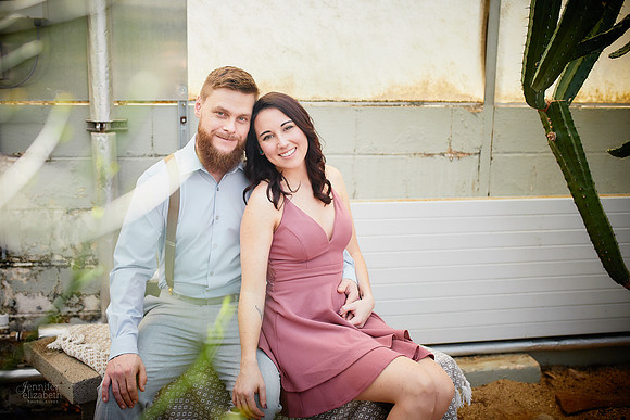 Stephanie & Garrick: Engagement at Rockefeller Park Greenhouse