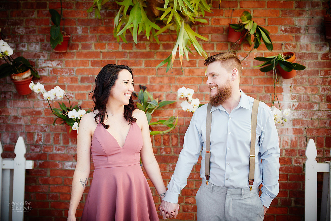 Stephanie & Garrick: Engagement at Rockefeller Park Greenhouse