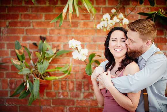 Stephanie & Garrick: Engagement at Rockefeller Park Greenhouse