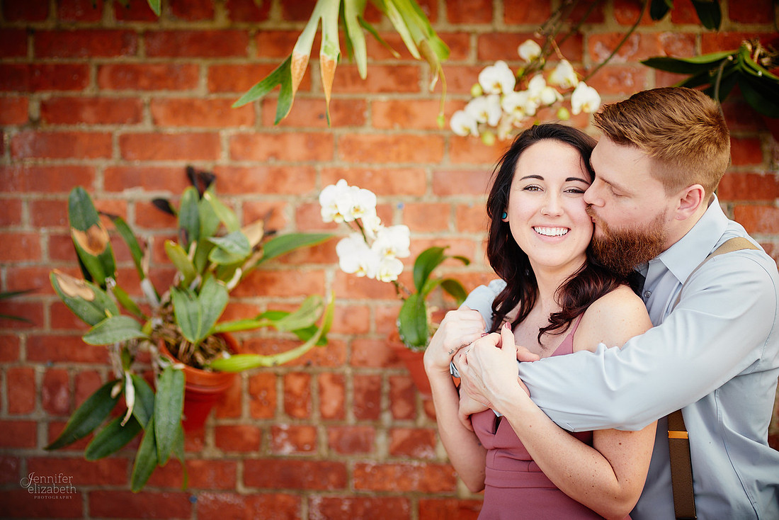Stephanie & Garrick: Engagement at Rockefeller Park Greenhouse