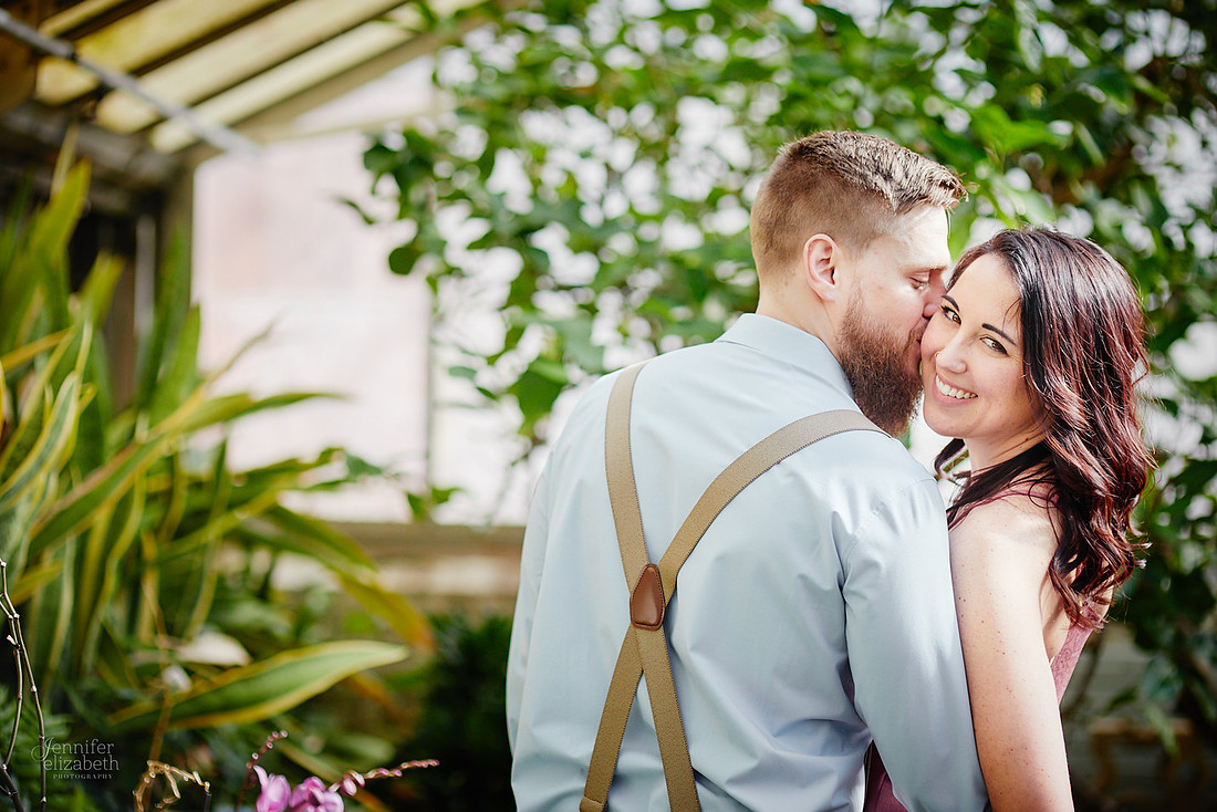 Stephanie & Garrick: Engagement at Rockefeller Park Greenhouse
