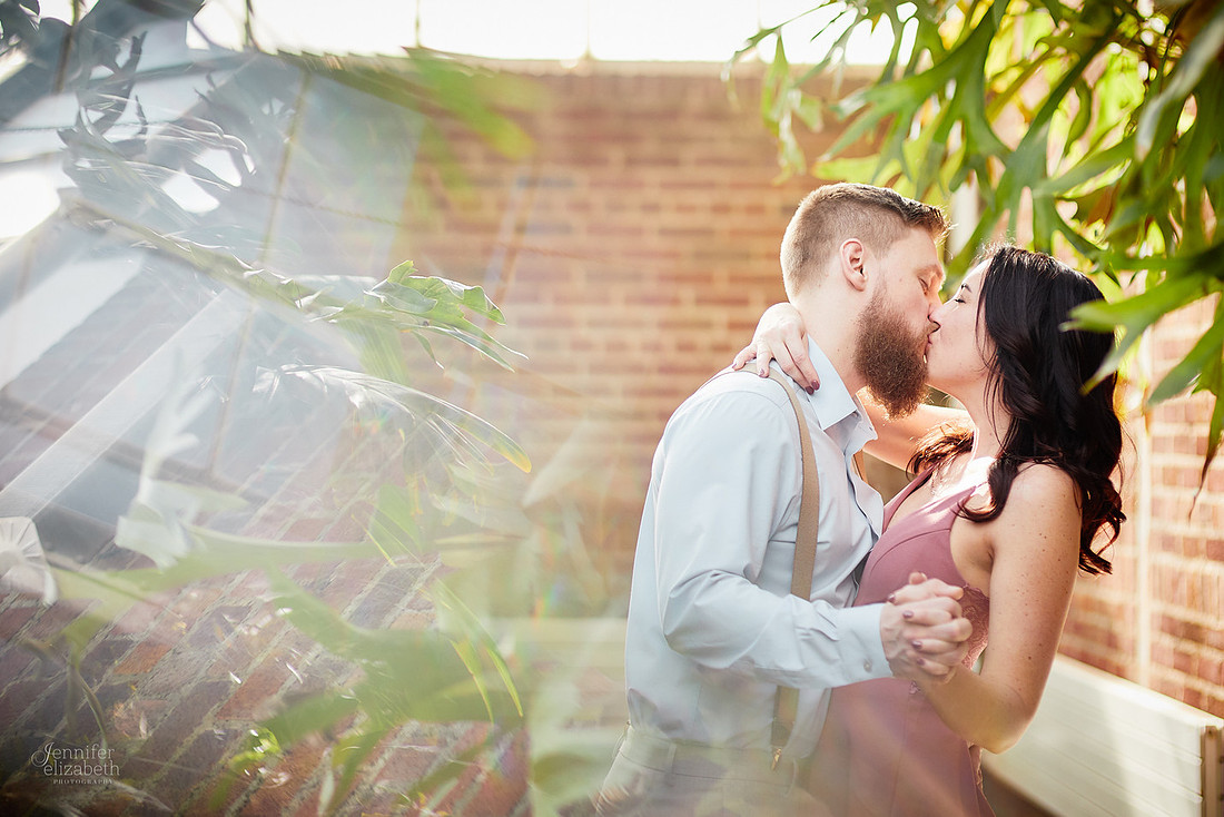 Stephanie & Garrick: Engagement at Rockefeller Park Greenhouse