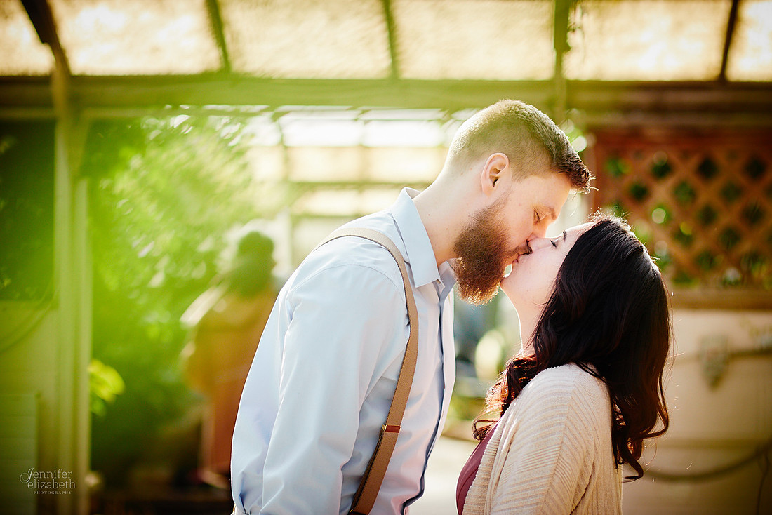 Stephanie & Garrick: Engagement at Rockefeller Park Greenhouse