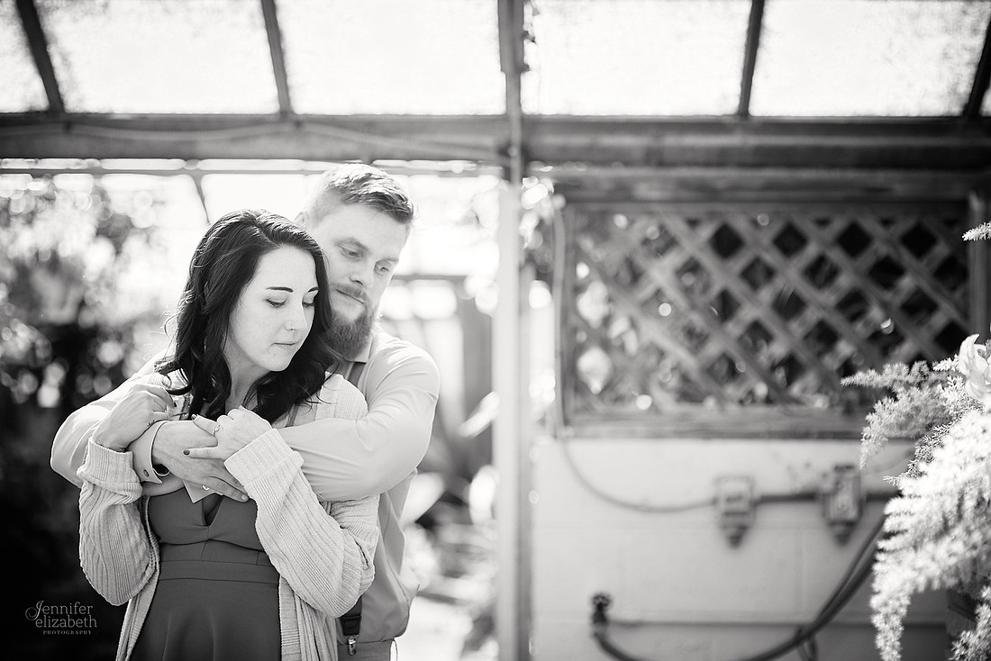 Stephanie & Garrick: Engagement at Rockefeller Park Greenhouse
