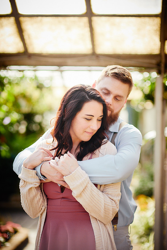 Stephanie & Garrick: Engagement at Rockefeller Park Greenhouse
