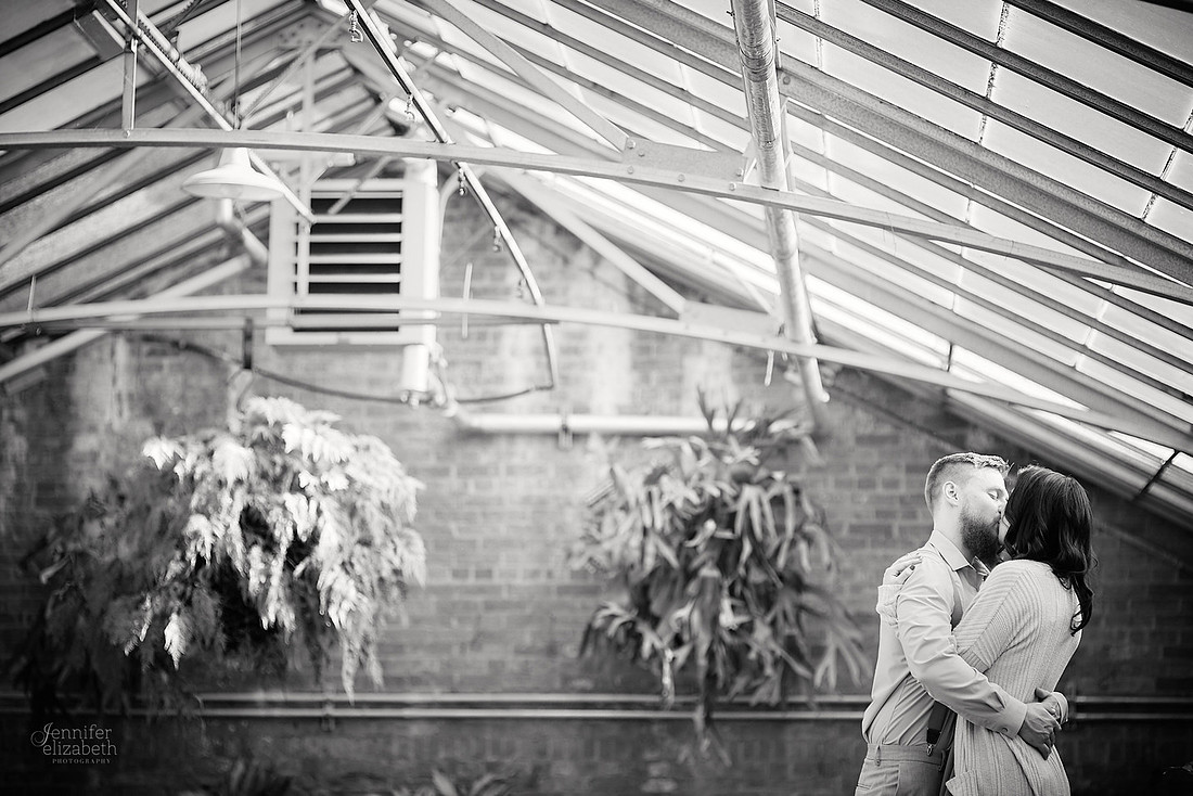 Stephanie & Garrick: Engagement at Rockefeller Park Greenhouse