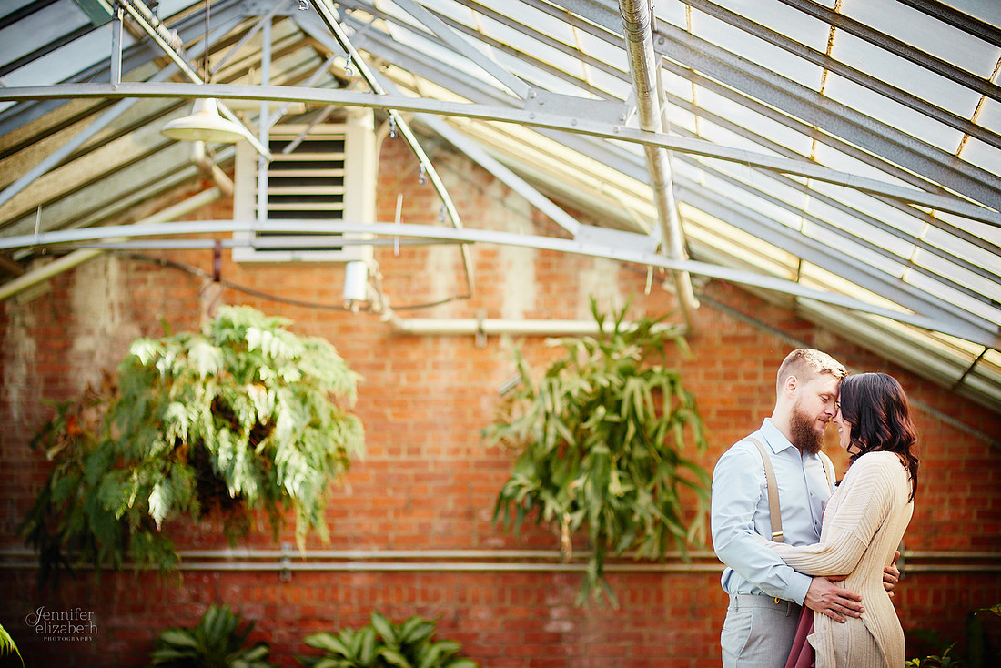 Stephanie & Garrick: Engagement at Rockefeller Park Greenhouse