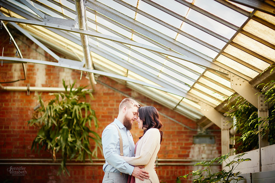 Stephanie & Garrick: Engagement at Rockefeller Park Greenhouse
