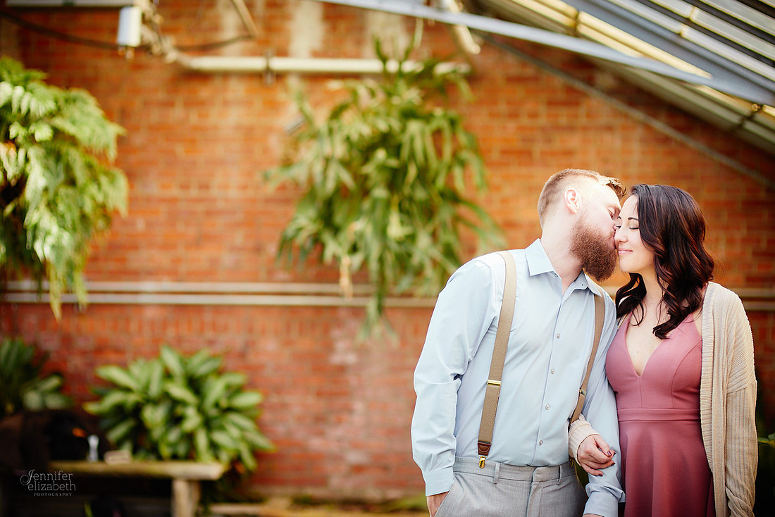 Stephanie & Garrick: Engagement at Rockefeller Park Greenhouse