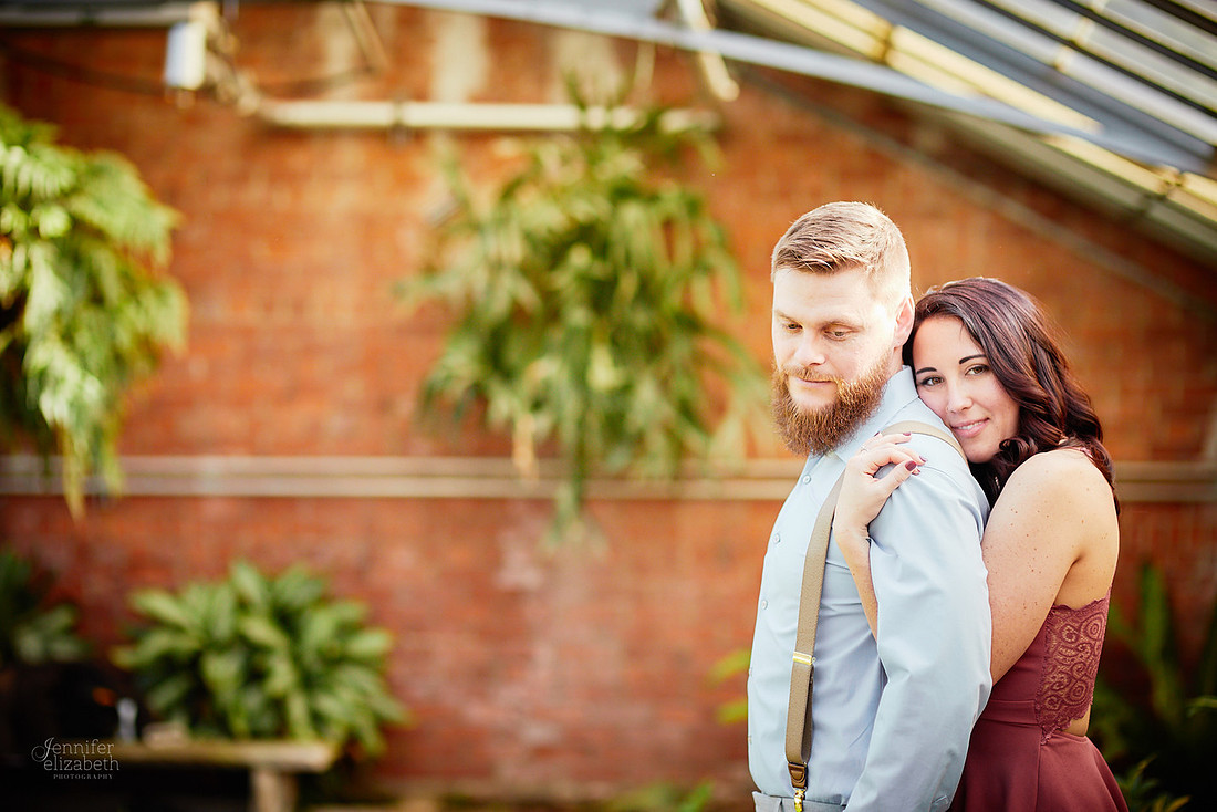 Stephanie & Garrick: Engagement at Rockefeller Park Greenhouse