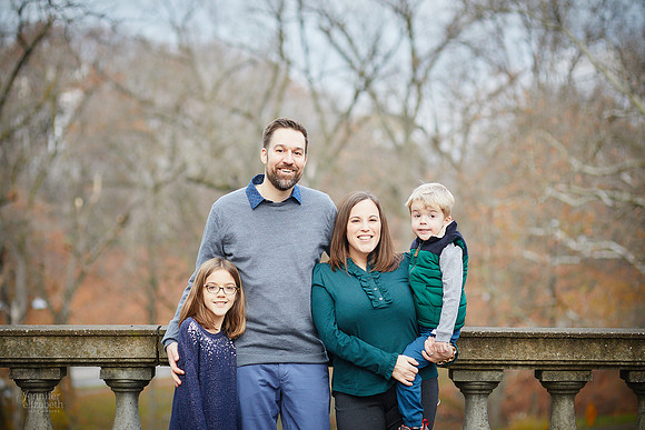 The F Family: Portrait Session at the Italian Cultural Garden in Cleveland