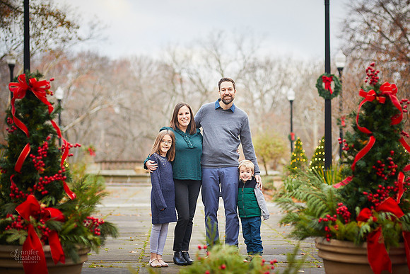 The F Family: Portrait Session at the Italian Cultural Garden in Cleveland
