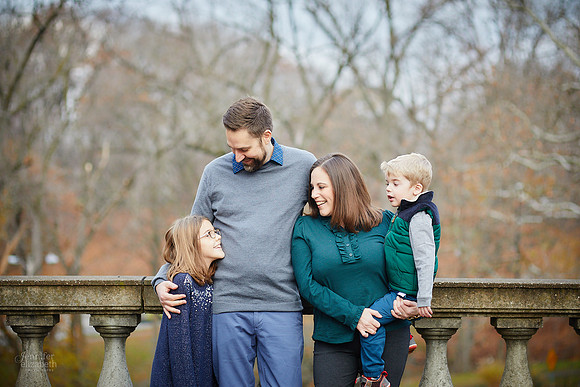 The F Family: Portrait Session at the Italian Cultural Garden in Cleveland