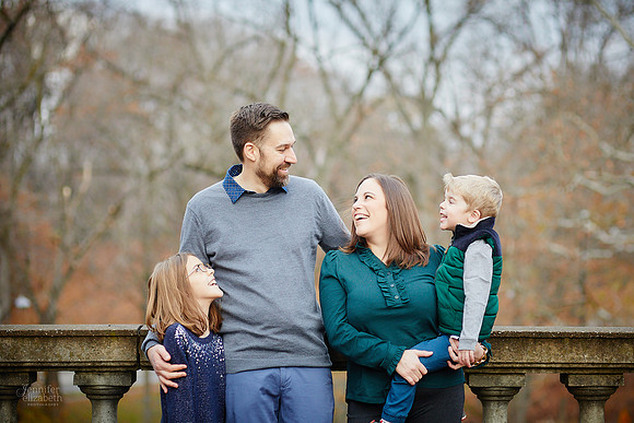 The F Family: Portrait Session at the Italian Cultural Garden in Cleveland