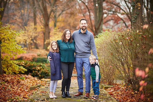 The F Family: Portrait Session at the Italian Cultural Garden in Cleveland